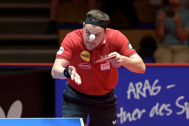 Timo BOLL opened the space for Adrien MATTENET