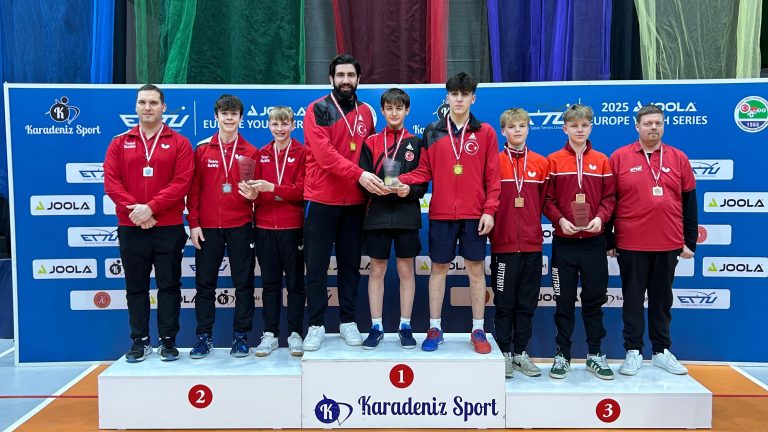Türkiye Shines with Three Team Golds at the 2025 JOOLA Europe Youth Series in Cappadocia