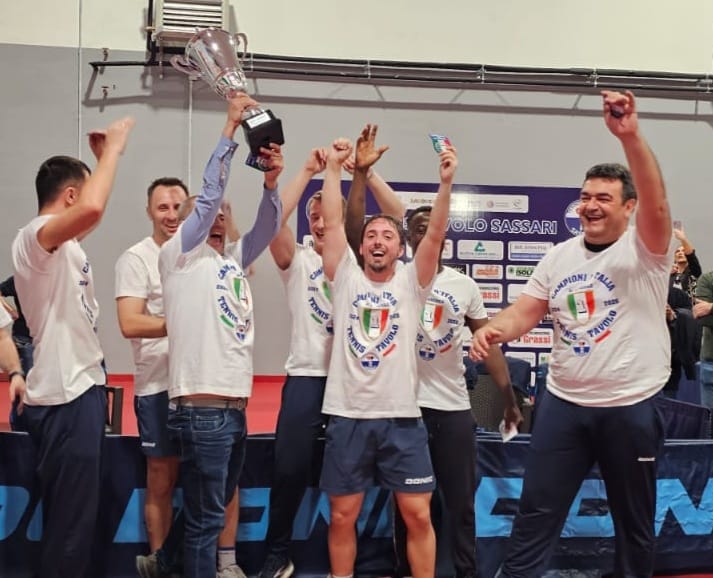 Tennistavolo Sassari Crowned Italian Champions in Debut Season