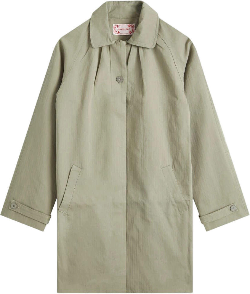 Women's Cheri Mac Coat Jacket in Sage, Size: Small | END Clothing