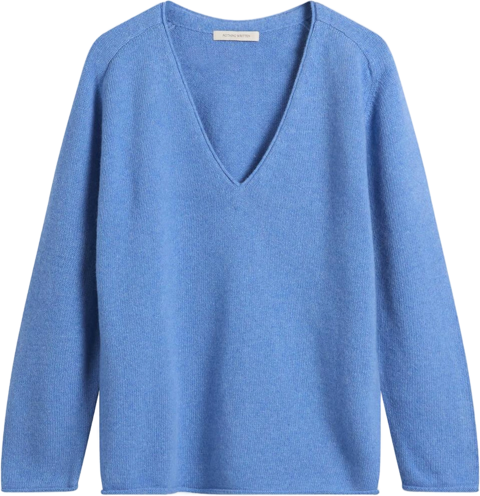 Women's Cerin Deep V-Neck Pullover in Blue, Size: Large | END Clothing