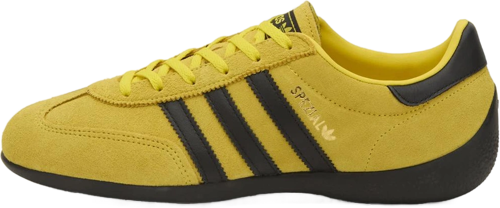 Women's Handball Spezial Lo Pro Sneakers in Yellow/Core Black/Gold Metallic, Size: UK 4 | END Clothing