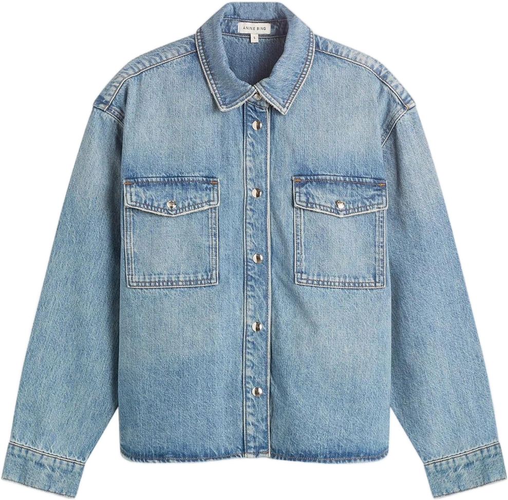 Women's Paxton Shirt in Washed Blue, Size: Large | END Clothing