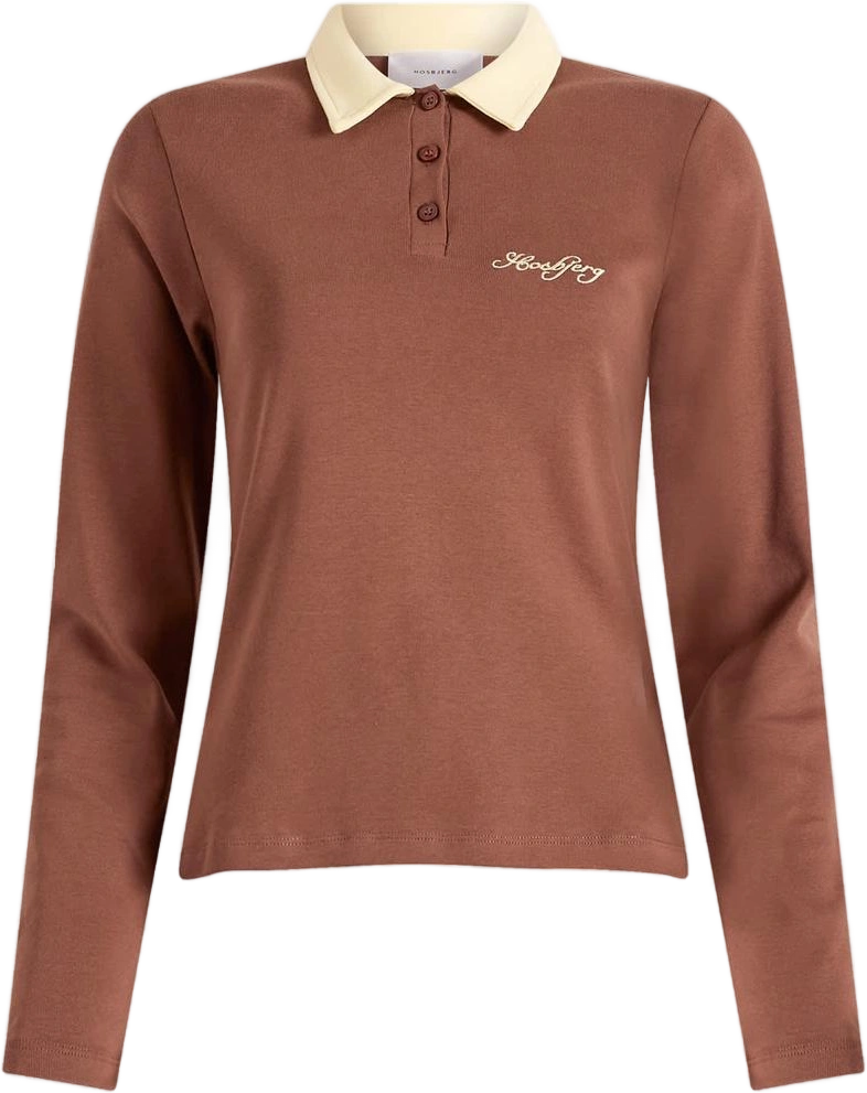 Women's Babette Polo Shirt in Brown/Yellow, Size: Medium | END Clothing