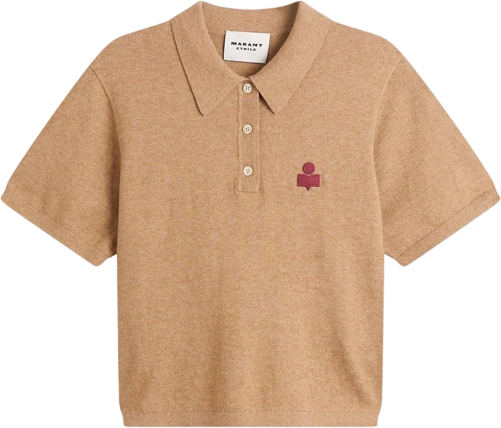 Women's Althea Polo Shirt in Camel/Granita, Size: FR 36 | END Clothing