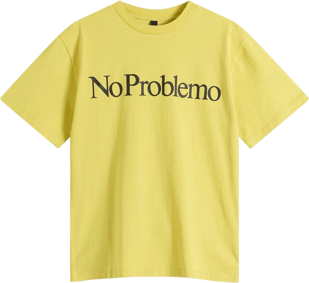 Women's T-Shirt in Yellow, Size: Large | END Clothing