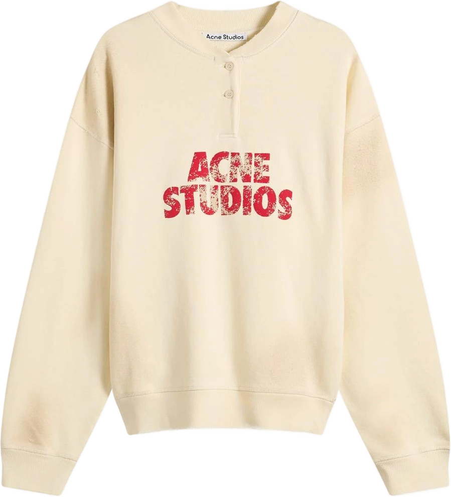 Women's Fern Logo Sweater Sweatshirt in Off White, Size: Small | END Clothing