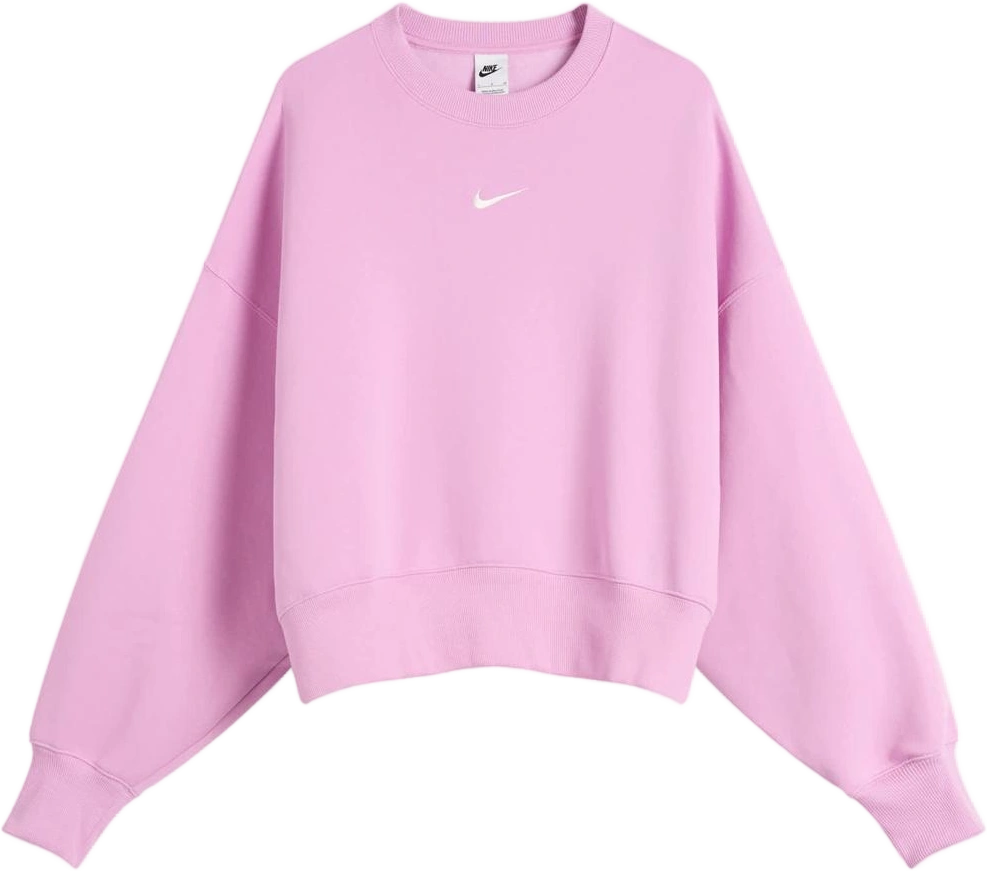 Women's Nsw Phoenix Crew Sweatshirt in Lt Magenta/Sail, Size: Small | END Clothing