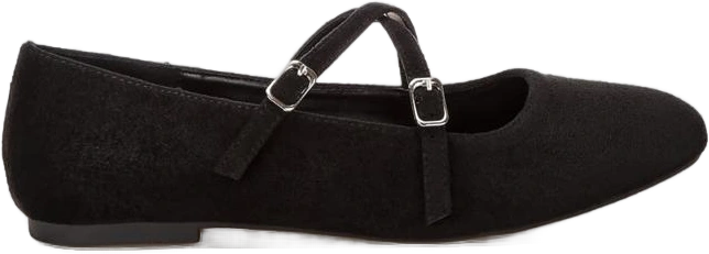 Women's Nayela Strappy Mary Jane Flats In Black By Rag & Co