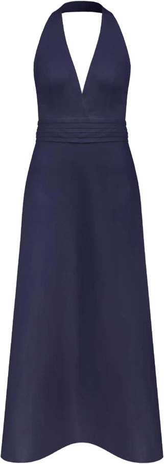 Women's Lauryn Midi Dress In Midnight Blue