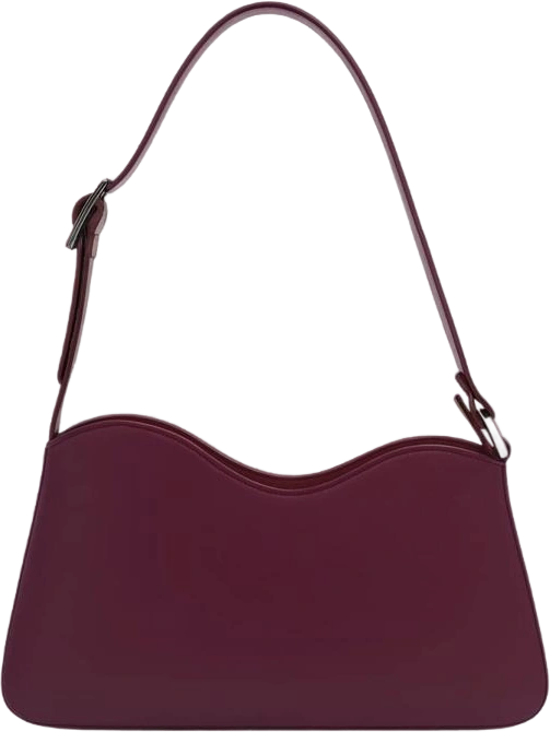 Borsa a spalla 'MILEVA' borgogna