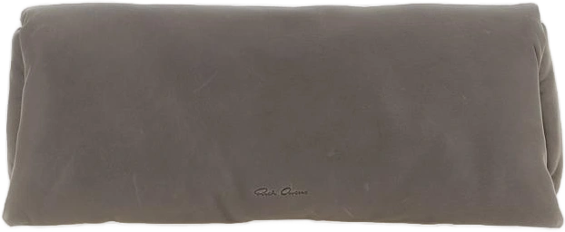 Rick Owens Padded Leather Baguette Clutch