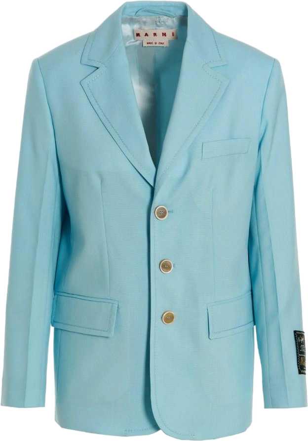 'Single-Breasted' Blazer