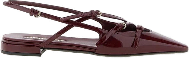 Flat Shoes 'Slingback Vernice'