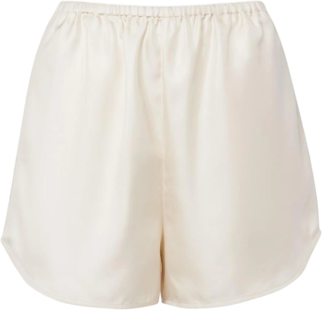 Loulou de Saison Cabo silk satin shorts