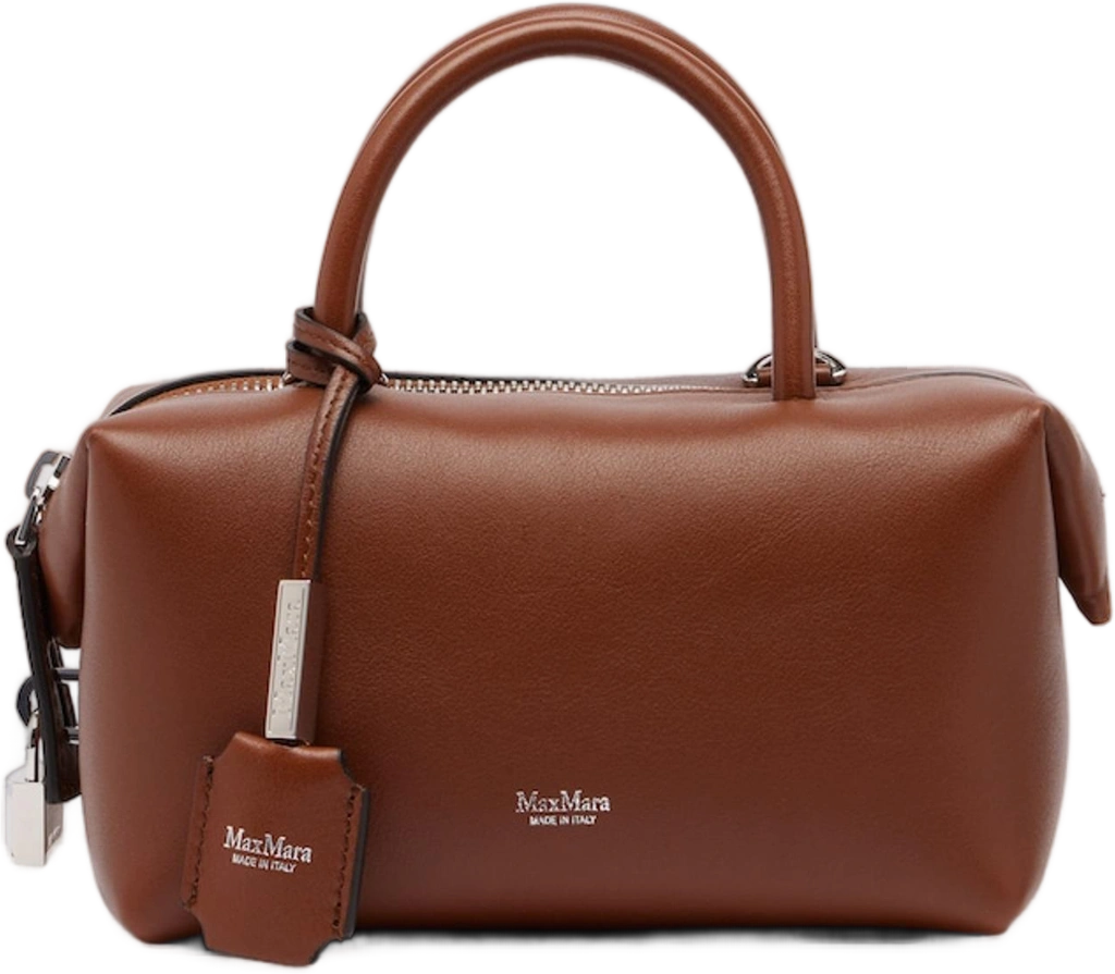 Max Mara Small leather bowling bag