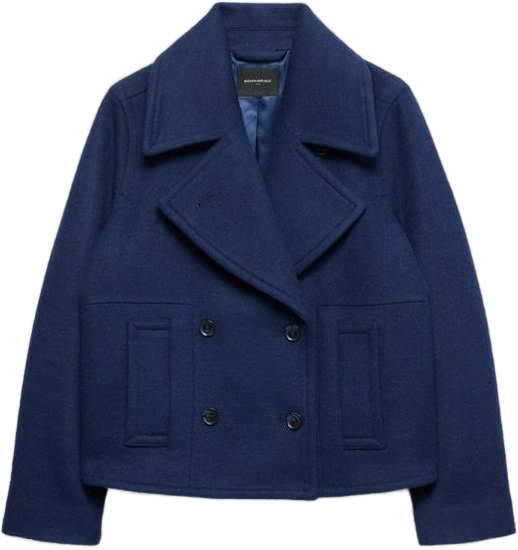 Twill Peacoat