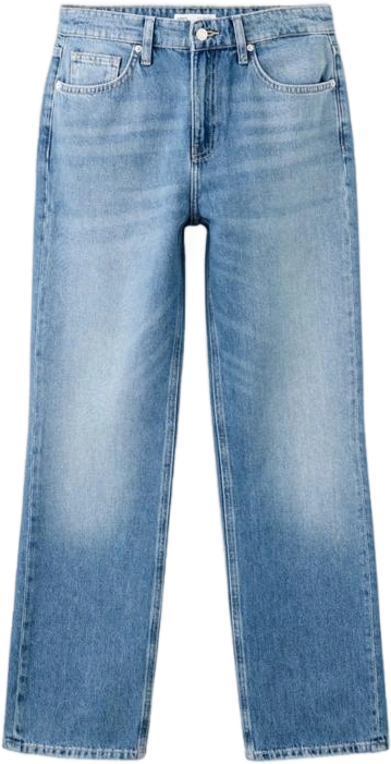 Women's Matilda High-Rise Straight-Leg Jeans - Medium Blue