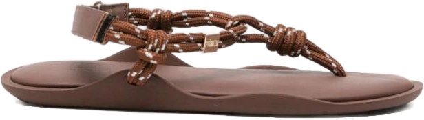 Heeled sandal woman color brown