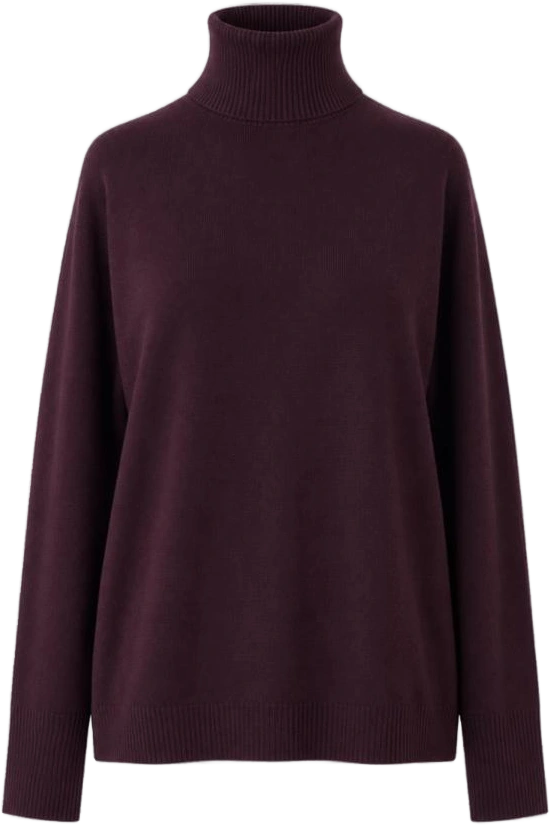 Sweater woman color burgundy