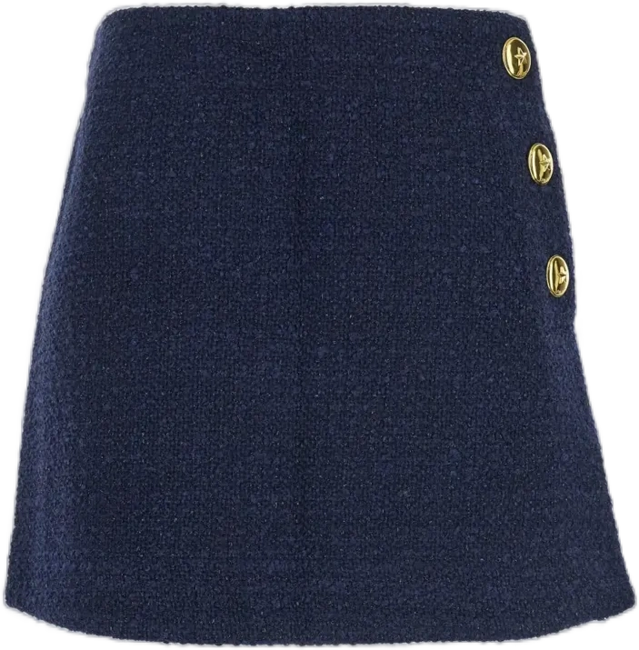 PINKO bouclé mini skirt - Blue