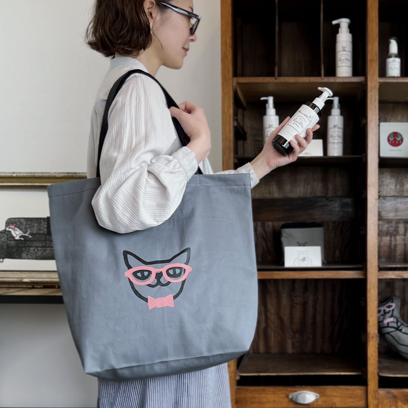 Lunettes & Miaou Organic Tote bag