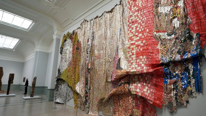 Example of visual style of El Anatsui