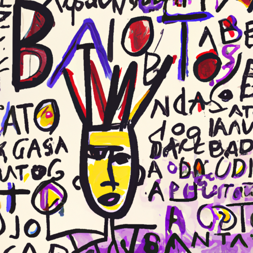 Example of visual style of Jean Michel Basquiat