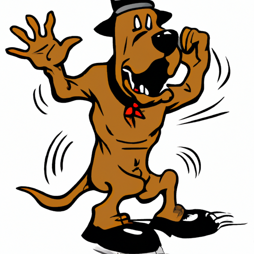 Example of visual style of Scooby Doo