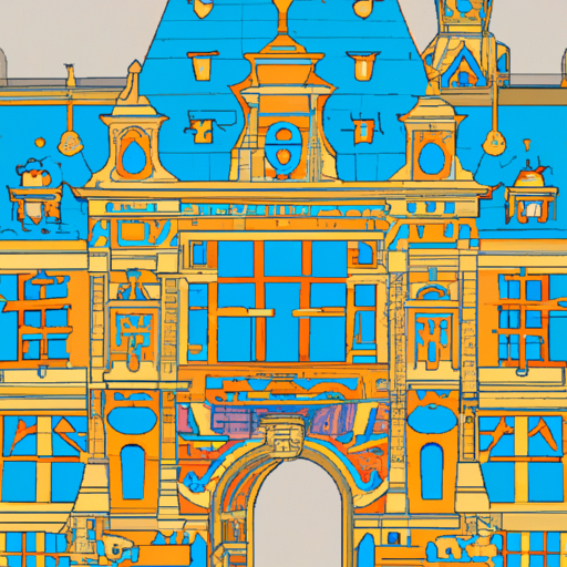 Example of visual style of The Grand Budapest Hotel