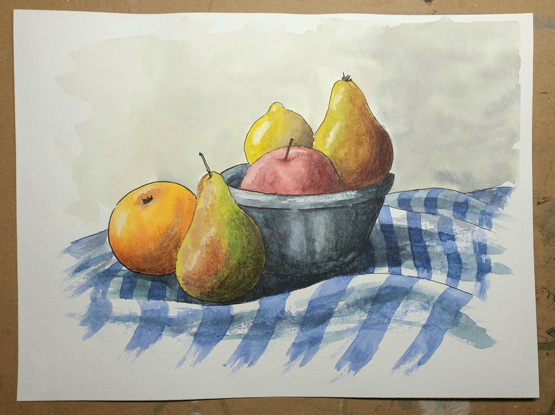 Example of visual style of Watercolour