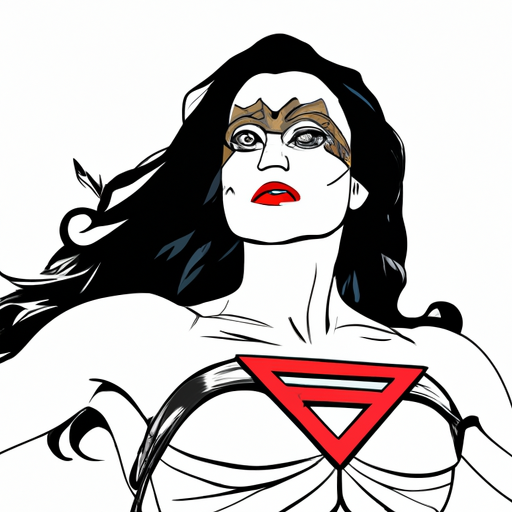 Example of visual style of Wonder Woman