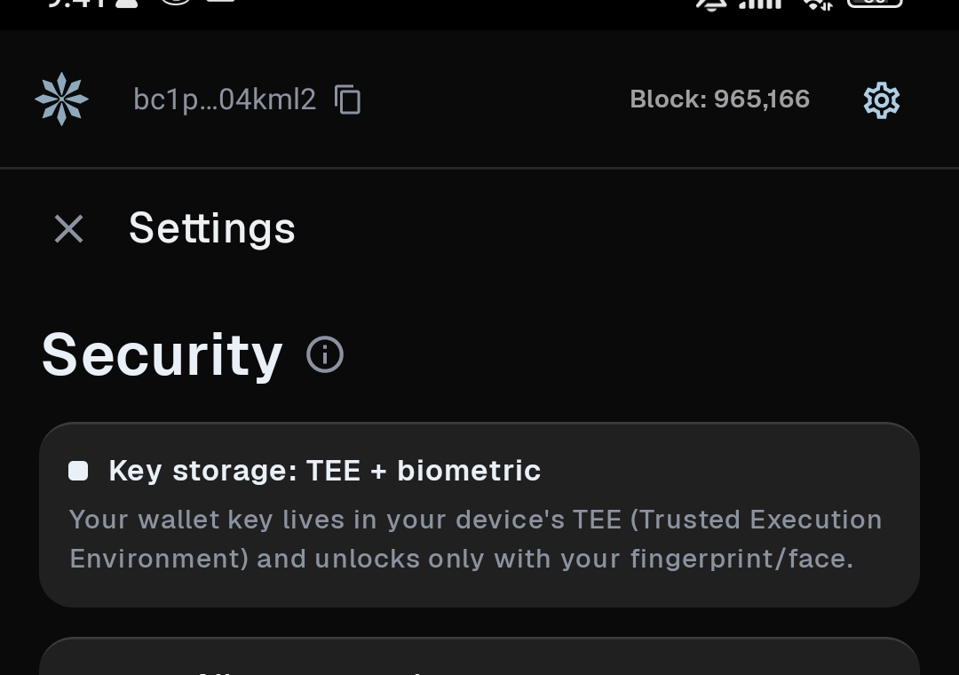 The app tells you where your key actually lives, and what unlocks it