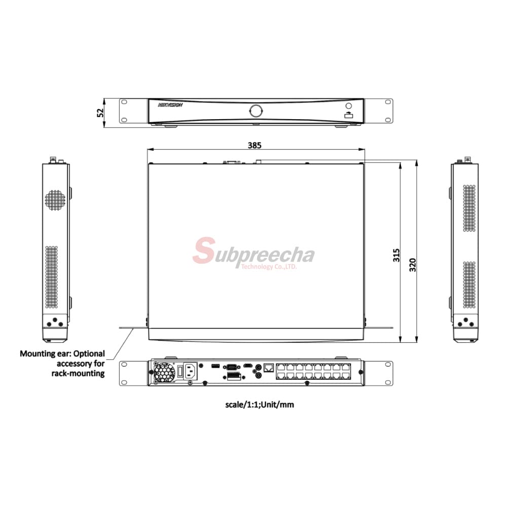 DS7616NXIK216P256 ทรัพย์ปรีชา เทคโนโลยี