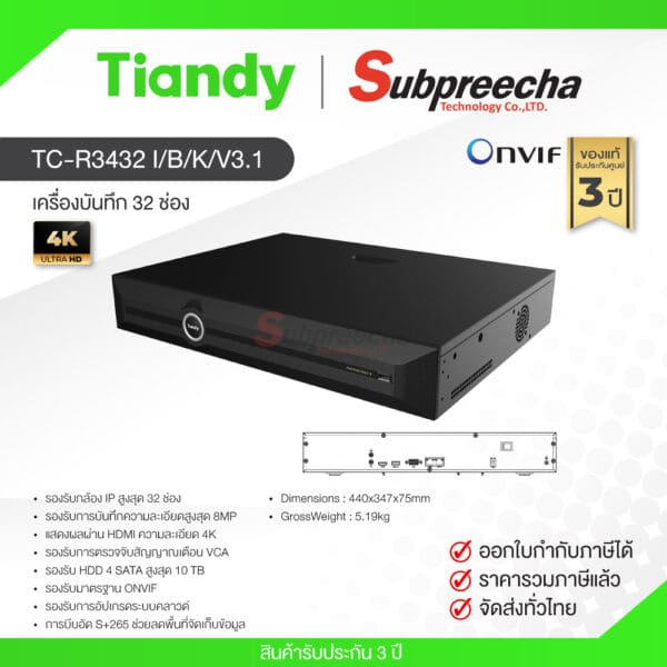 TCR3432IBKV3144 ทรัพย์ปรีชา เทคโนโลยี