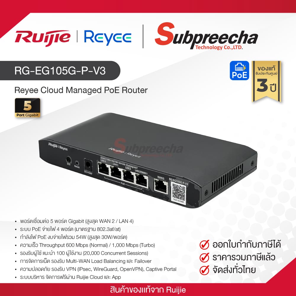 RGEG105GPV331 ทรัพย์ปรีชา เทคโนโลยี
