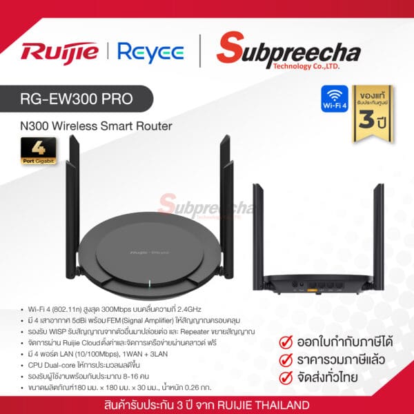 RGEW300PRO35 ทรัพย์ปรีชา เทคโนโลยี