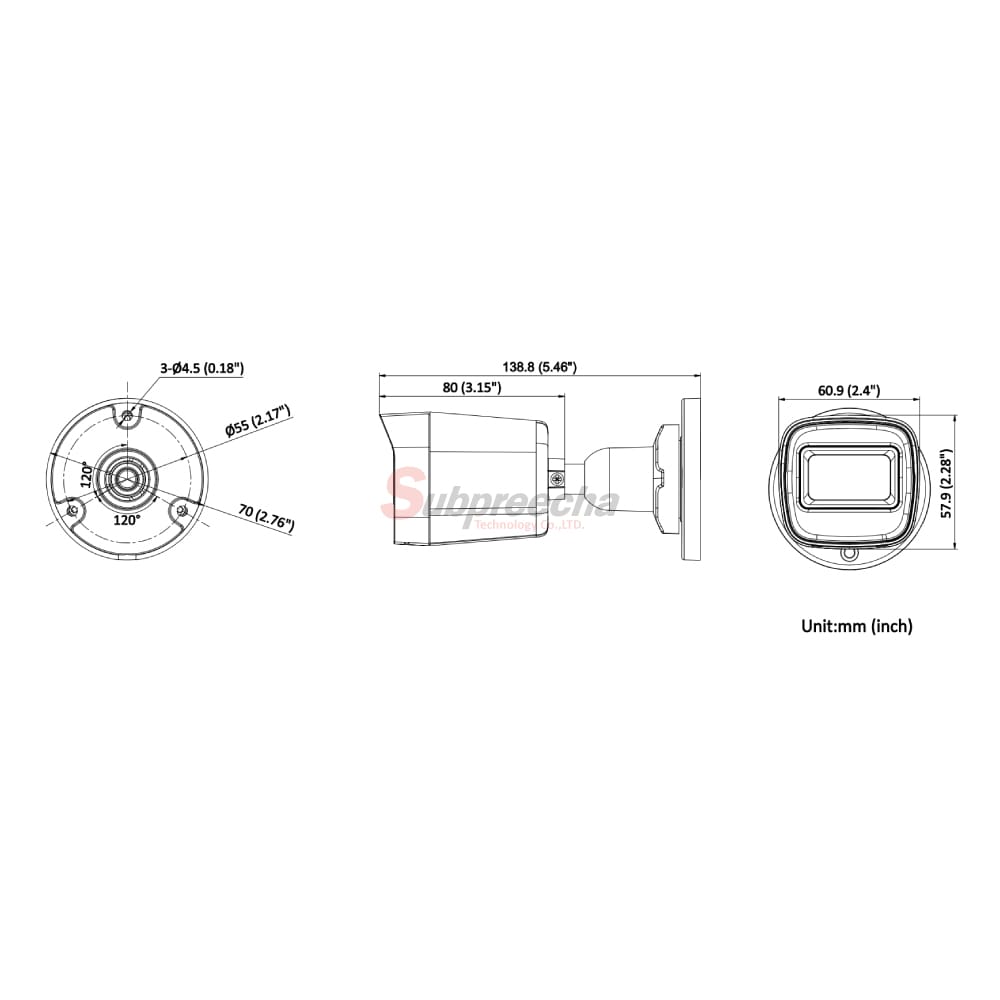DS2CD1021G0IDimensionsimage1 ทรัพย์ปรีชา เทคโนโลยี