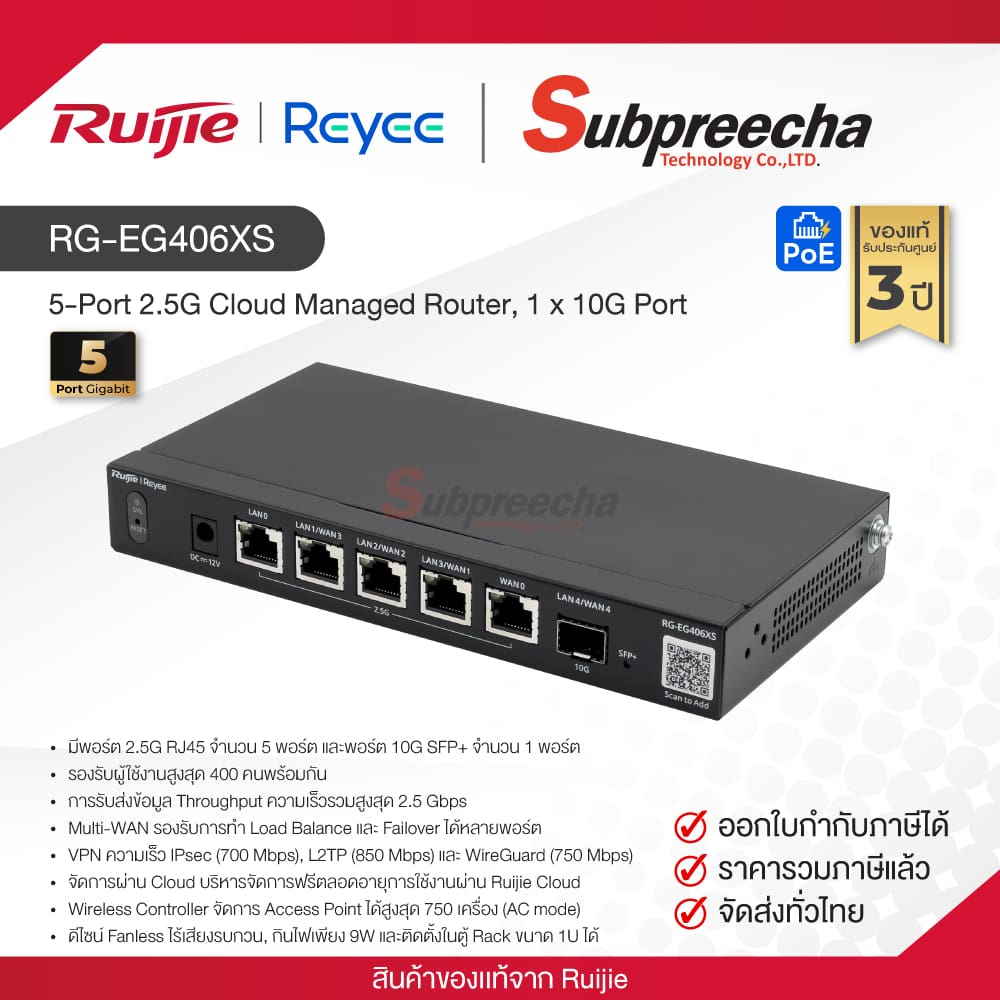 RGEG406XS35 ทรัพย์ปรีชา เทคโนโลยี