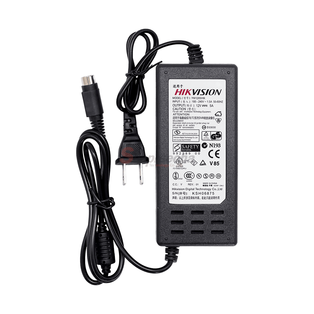 AD 12V 5A 4 PIN Hik11 ทรัพย์ปรีชา เทคโนโลยี