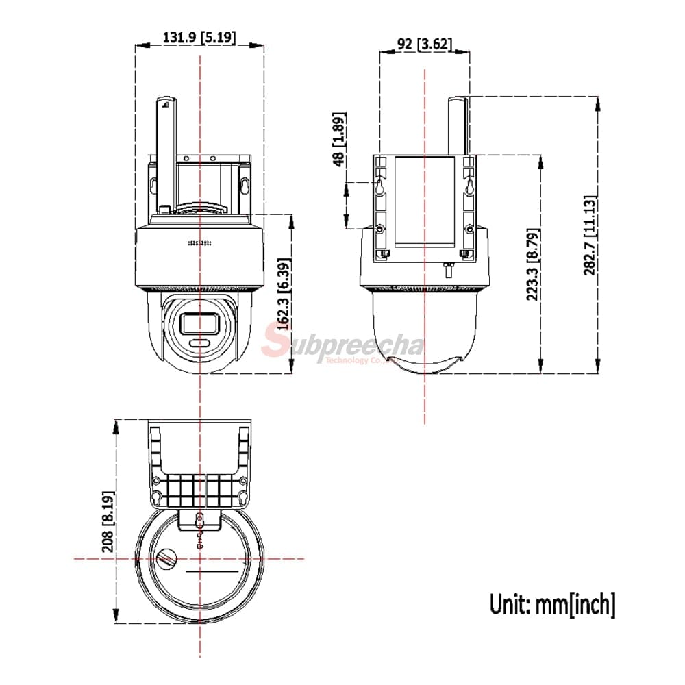 DS2CFSP44GDimensionsimage1 ทรัพย์ปรีชา เทคโนโลยี