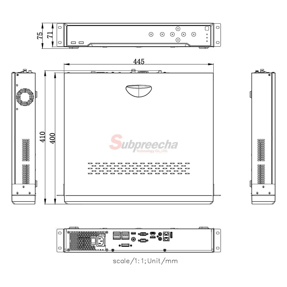 DS7732NIM4Dimensionsimage1 ทรัพย์ปรีชา เทคโนโลยี