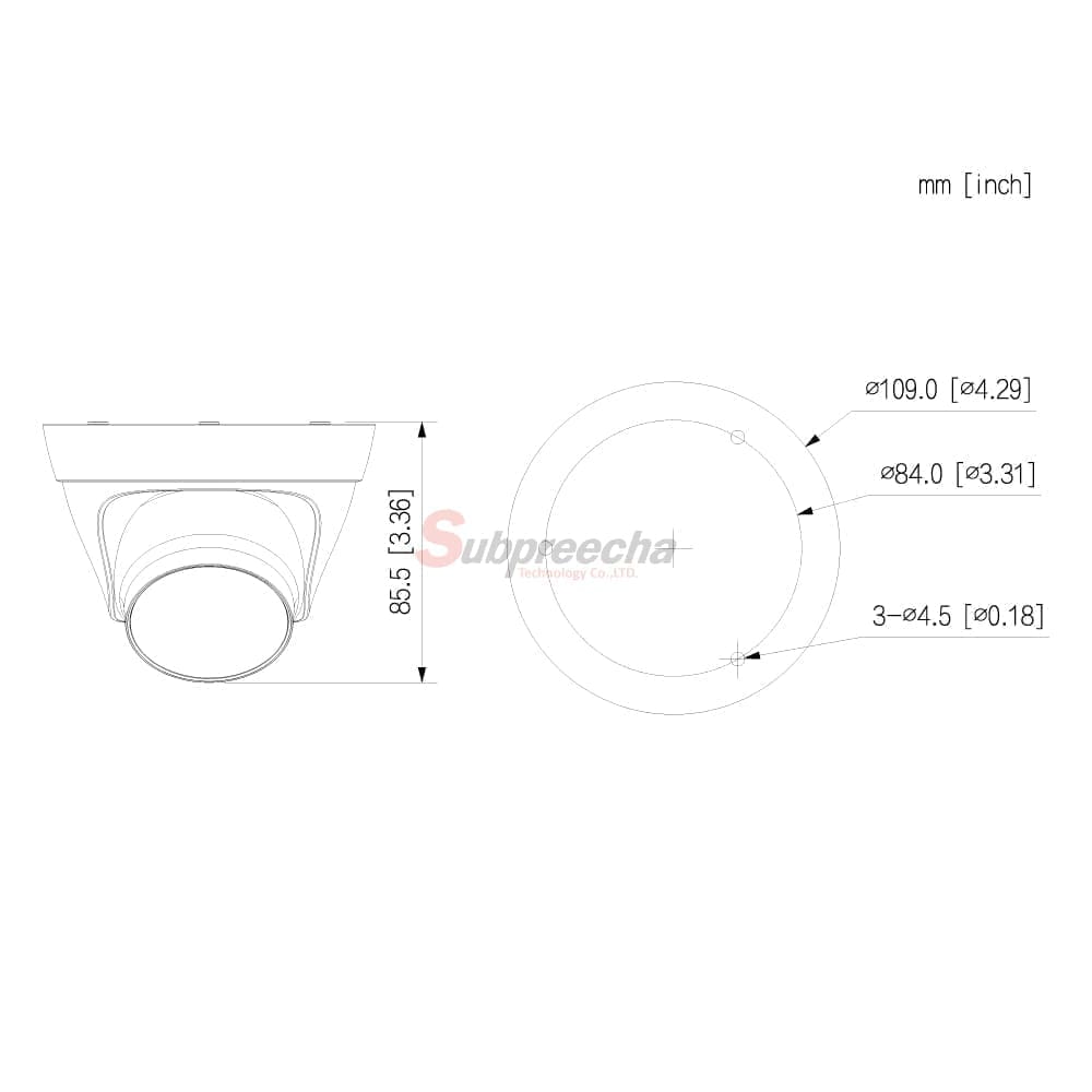 IPCHDW1230T1AS5DIMENSIONS ทรัพย์ปรีชา เทคโนโลยี