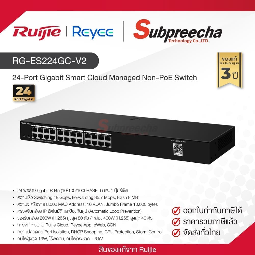 RGES224GCV230 ทรัพย์ปรีชา เทคโนโลยี