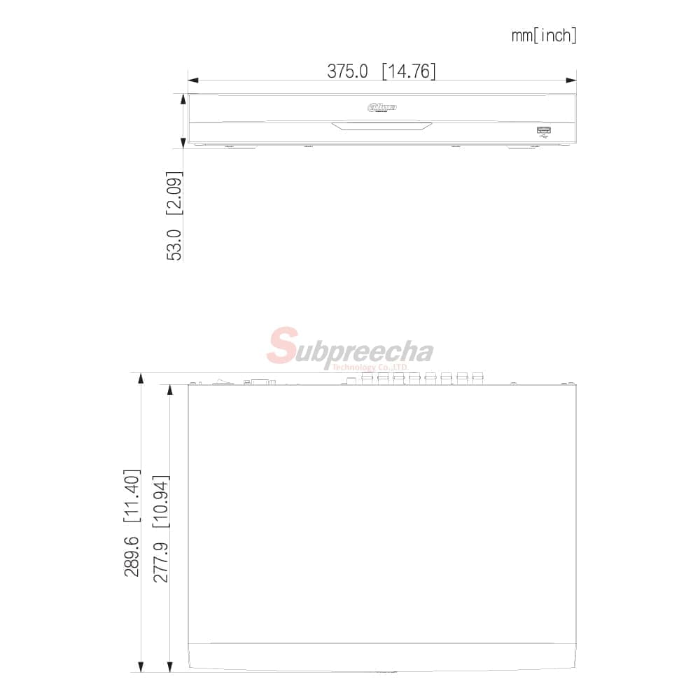 XVR5216AN5MI3TDIMENSIONS ทรัพย์ปรีชา เทคโนโลยี