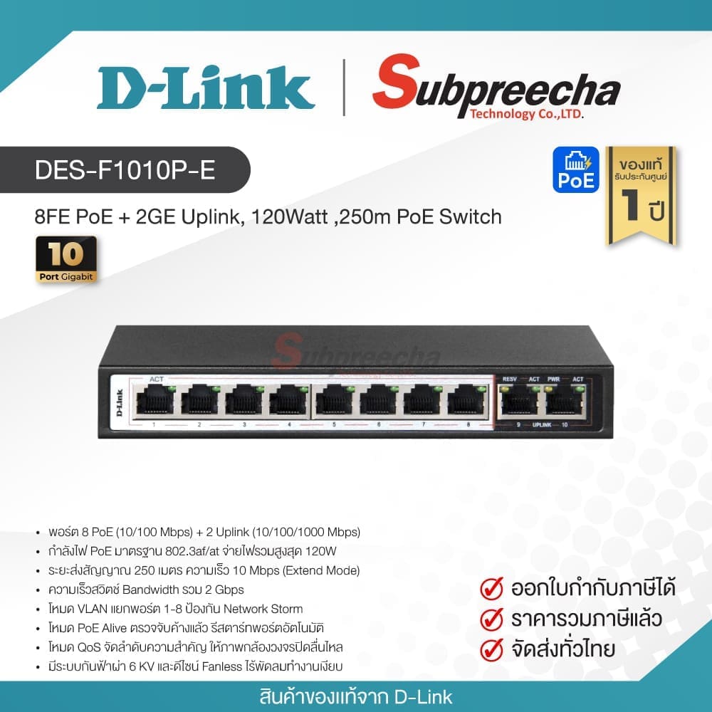 DESF1010PE32 ทรัพย์ปรีชา เทคโนโลยี