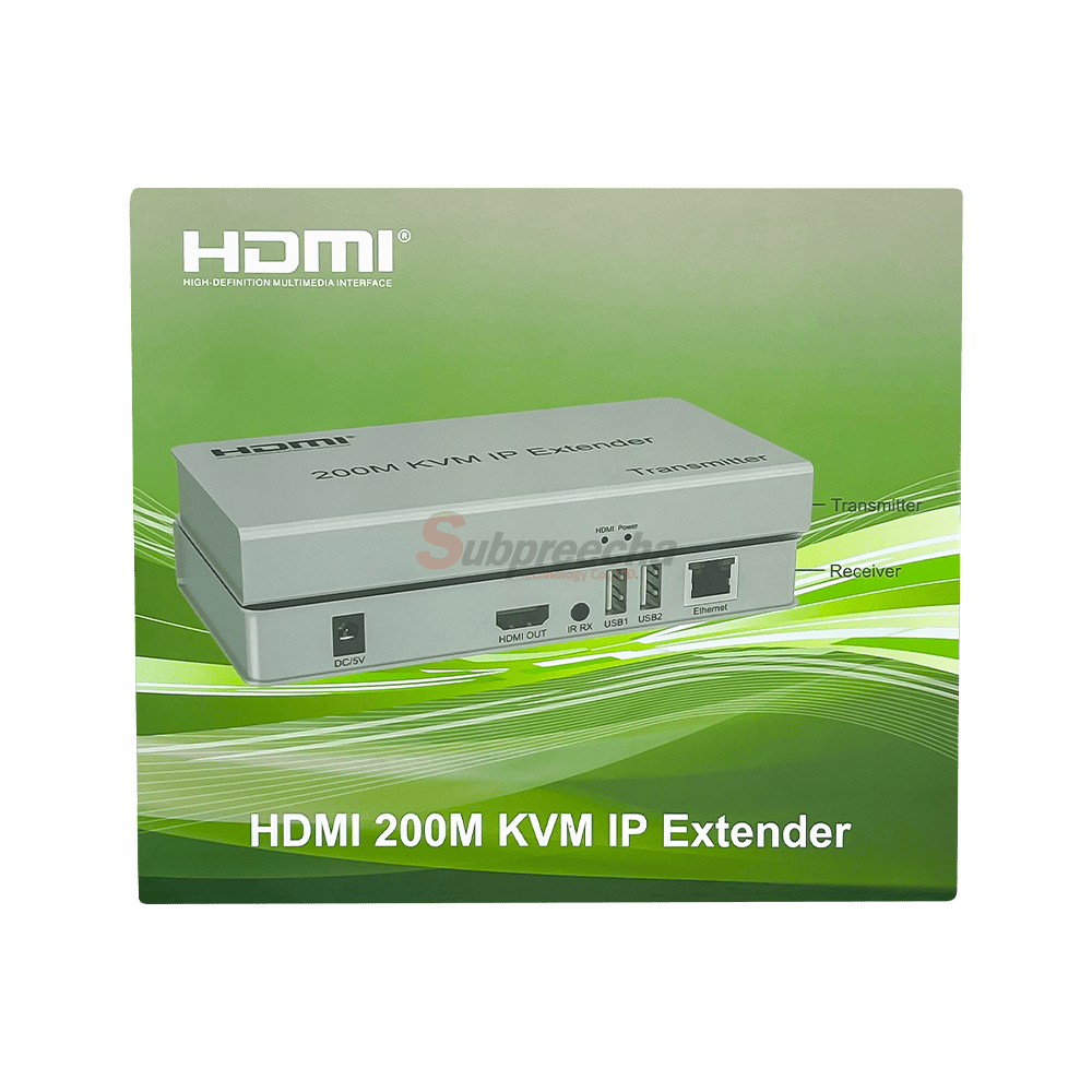 HDMI+USB to LAN Extender 200M12 ทรัพย์ปรีชา เทคโนโลยี