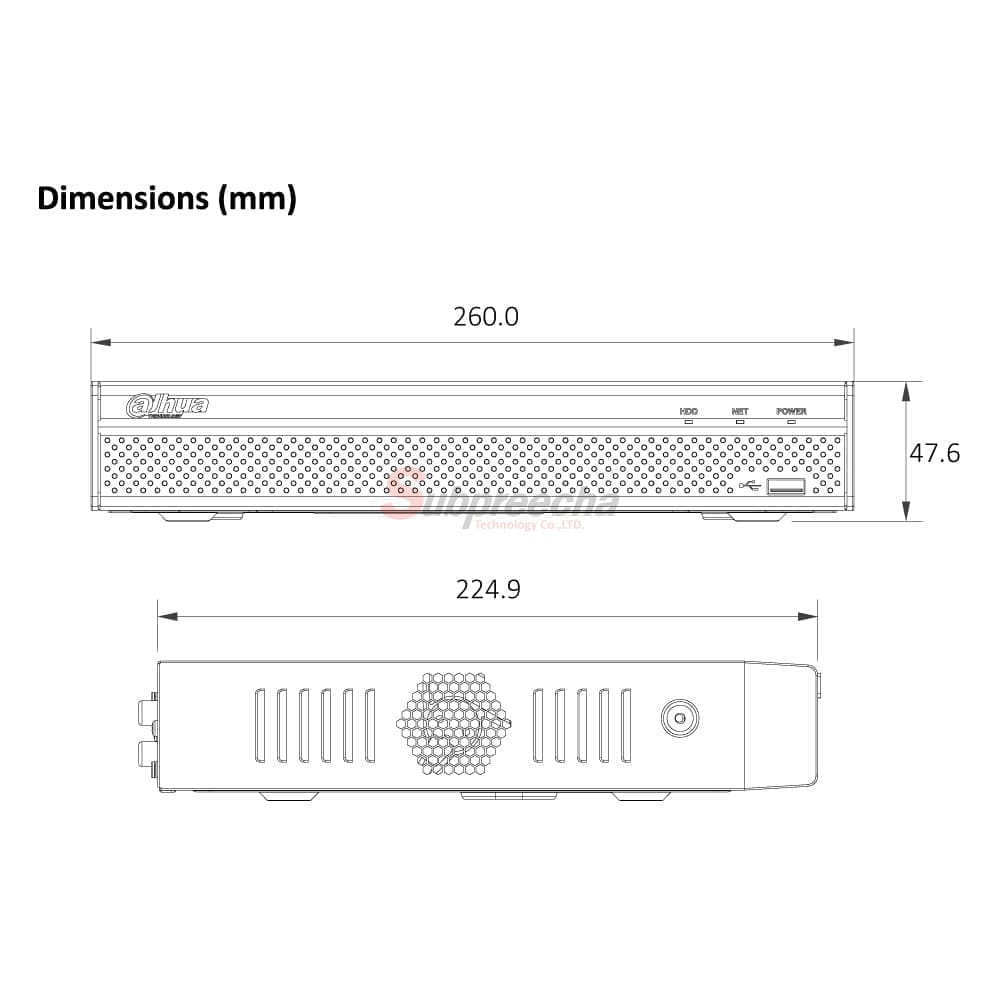 NVR2108HS8P4KS2Dimension20171128 ทรัพย์ปรีชา เทคโนโลยี