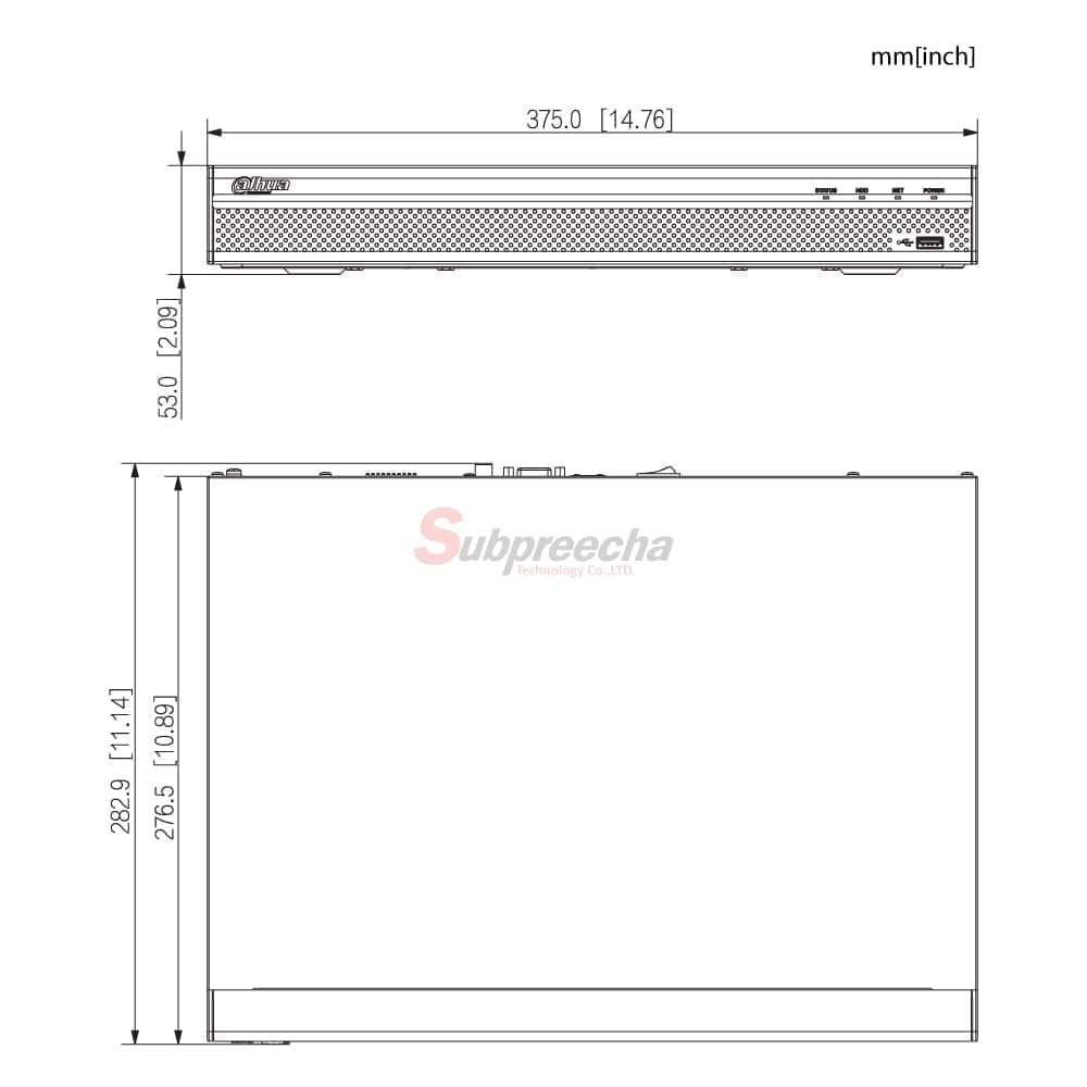 NVR42164KS2LDIMENSIONS ทรัพย์ปรีชา เทคโนโลยี