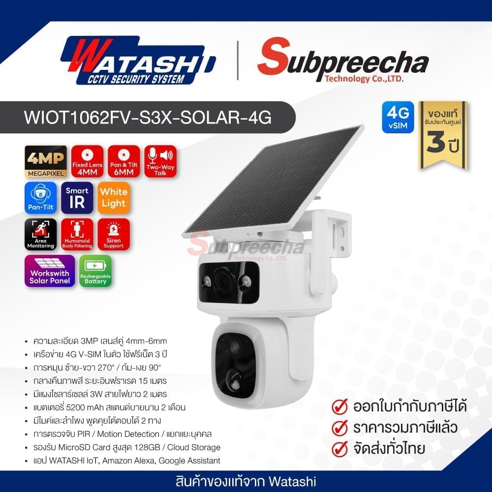 WIOT1062FVS3XSOLAR4G30 ทรัพย์ปรีชา เทคโนโลยี